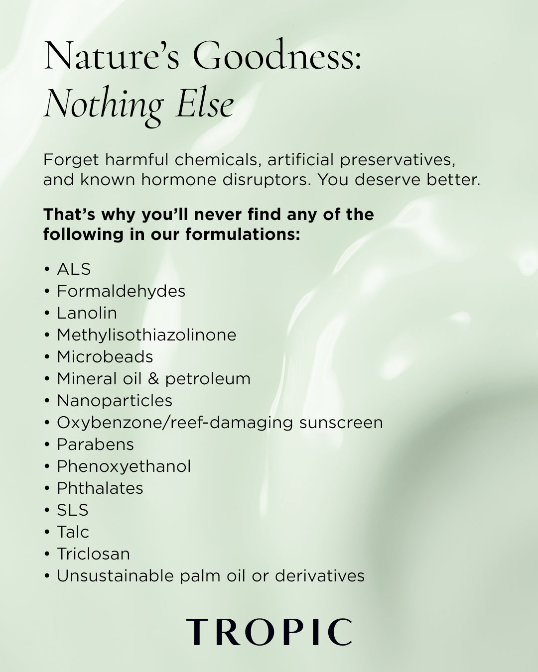 Tropic Personalised Facial